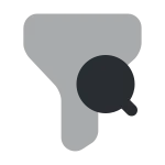 Filter Search SVG Icon